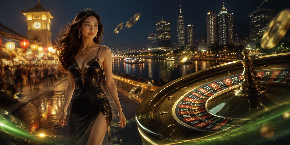 Cảnh đêm chợ Bến Thành TP.HCM gợi lên không khí sôi động của bàn Roulette đêm khuya
