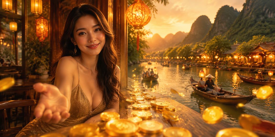 Người dùng Hội An chơi slot game trên điện thoại bên tách cà phê Việt Nam buổi sáng