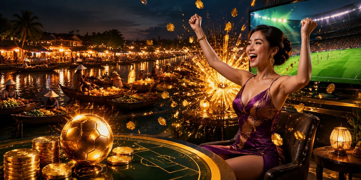 Người phụ nữ Việt Nam tại vùng đồng bằng Mekong trải nghiệm casino và cá cược trực tuyến
